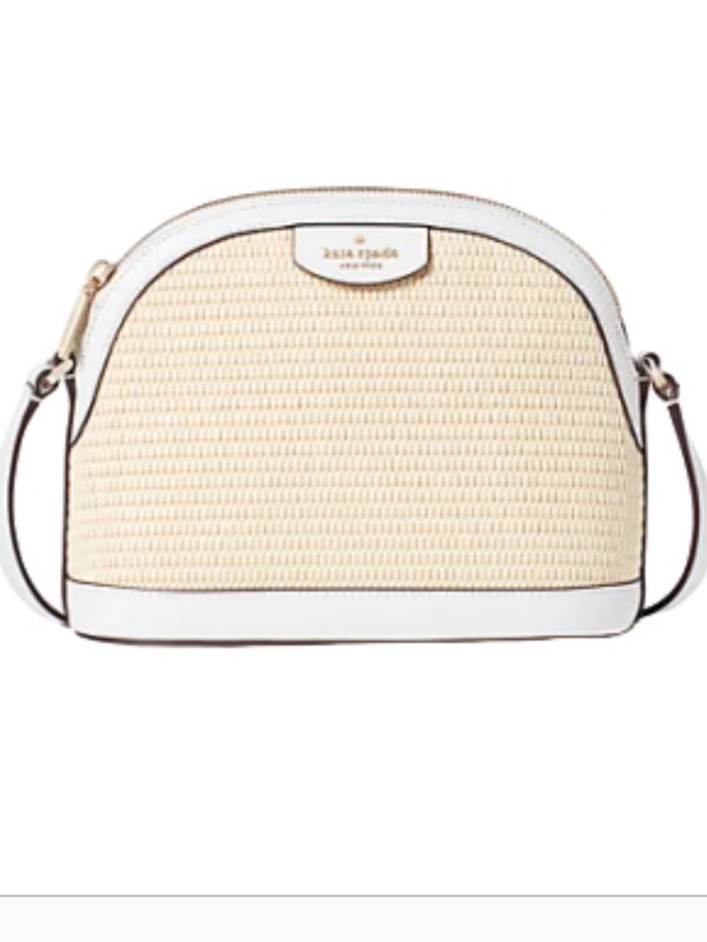 Kate Spade New York SYLVIA STRAW X LARGE DOME CROSSBODY